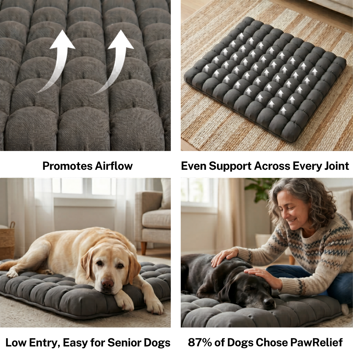 PawRelief Orthopedic Dog Bed