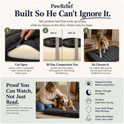 PawRelief Orthopedic Dog Bed