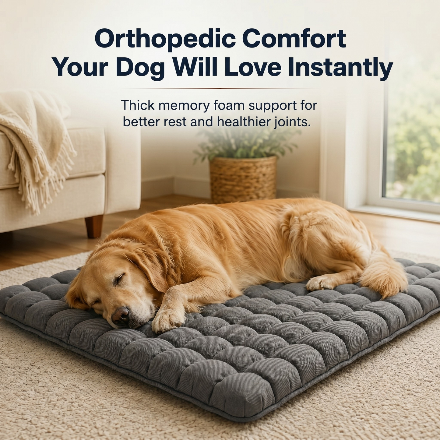 PawRelief Orthopedic Dog Bed