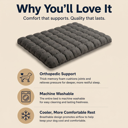 PawRelief Orthopedic Dog Bed